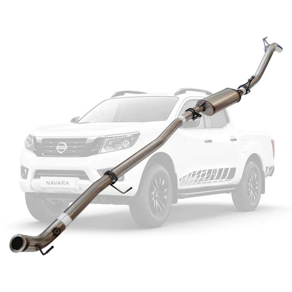 NISSAN NAVARA D23 NP300 2.3L 3" TURBO BACK EXHAUST DPF DELETE - STAINLESS STEEL