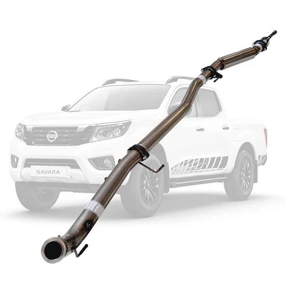 NISSAN NAVARA D23 NP300 2.3L 3" TURBO BACK EXHAUST DPF DELETE - STAINLESS STEEL