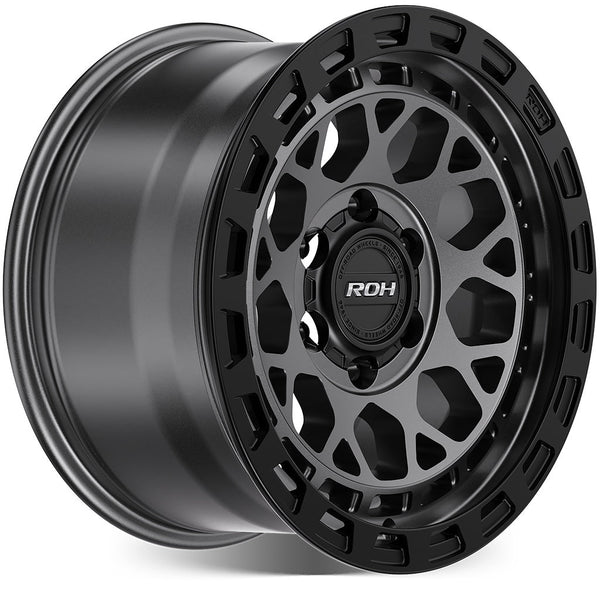 ROH Atlas Matt Gunmetal w/Matt Black Rim Edge