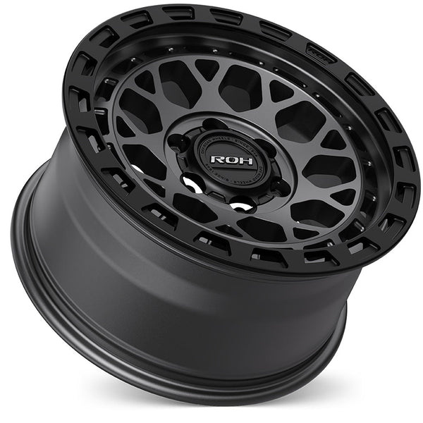 ROH Atlas Matt Gunmetal w/Matt Black Rim Edge