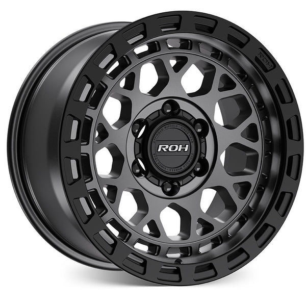 ROH Atlas Matt Gunmetal w/Matt Black Rim Edge