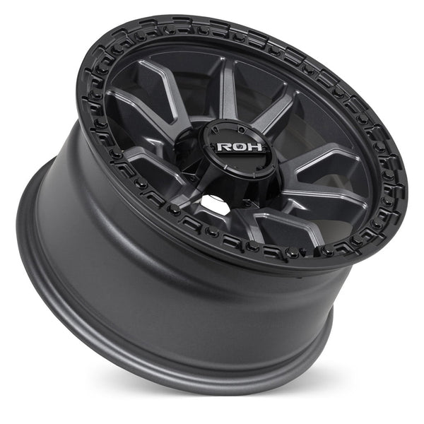 ROH Raid 5 Matt Gunmetal w/Matt Black Rim Edge