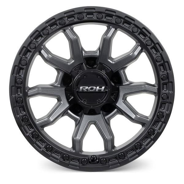 ROH Raid 5 Matt Gunmetal w/Matt Black Rim Edge