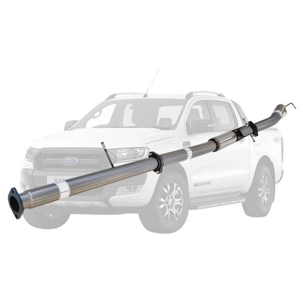 FORD RANGER PX 2016-2021 3.2L 3" DPF BACK EXHAUST- ALUMINIZED STEEL