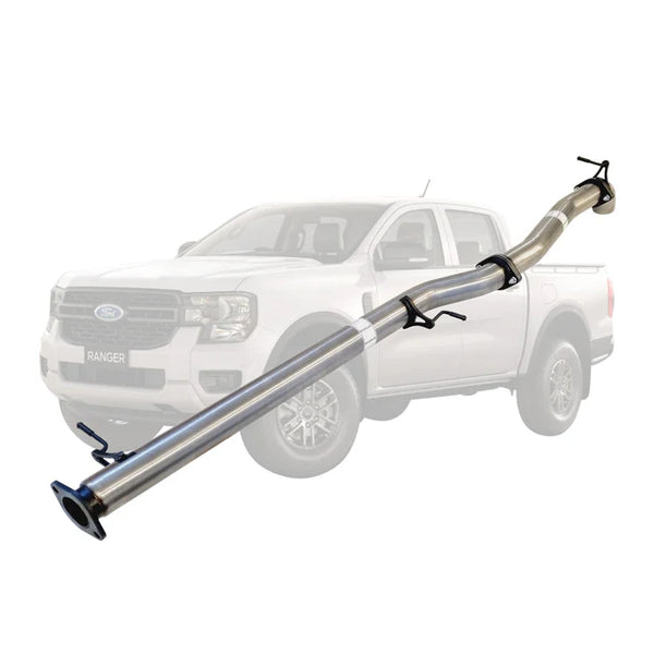 FORD RANGER NEX GEN 2022 ONWARDS 2L BI-TURBO 3" DPF BACK EXHAUST - STAINLESS STEEL