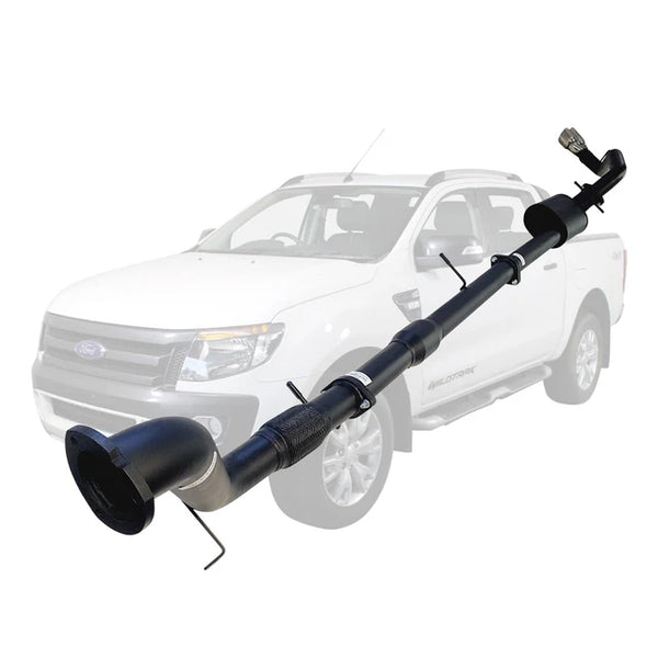 FORD RANGER PX 2011-2016 3.2L 3" TURBO BACK EXHAUST SYSTEM - ALUMINIZED STEEL