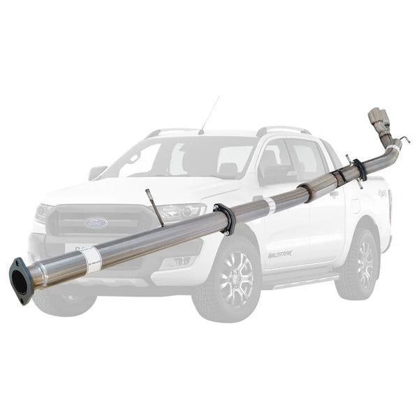 FORD RANGER PX 2016-2021 3.2L 3" DPF BACK EXHAUST- ALUMINIZED STEEL
