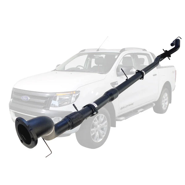 FORD RANGER PX 2011-2016 3.2L 3" TURBO BACK EXHAUST SYSTEM - ALUMINIZED STEEL