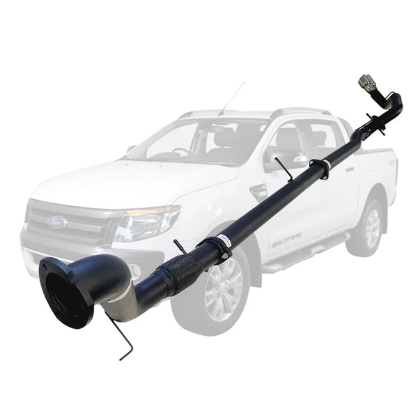FORD RANGER PX 2011-2016 3.2L 3" TURBO BACK EXHAUST SYSTEM - ALUMINIZED STEEL