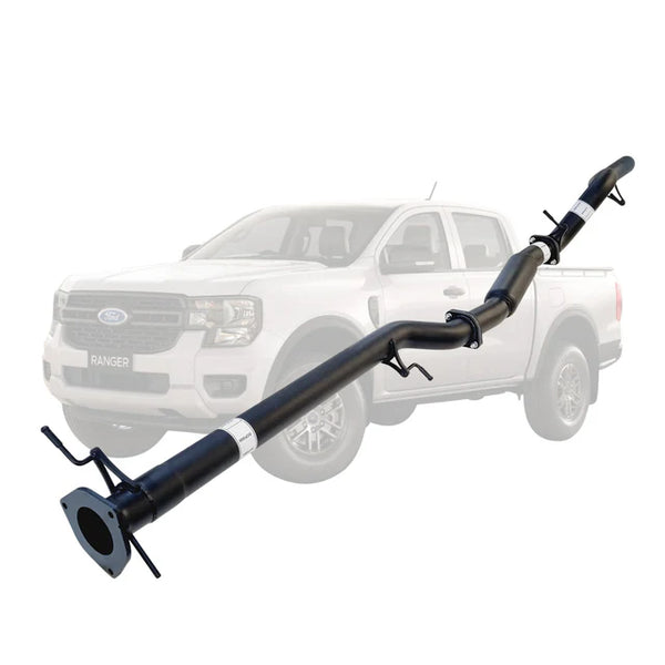 FORD RANGER NEXT GEN 2022 ONWARDS 3L V6 TD 3 INCH DPF BACK EXHAUST - ALUMINIZED STEEL