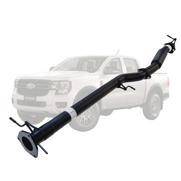 FORD RANGER NEXT GEN 2022 ONWARDS 3L V6 TD 3 INCH DPF BACK EXHAUST - ALUMINIZED STEEL