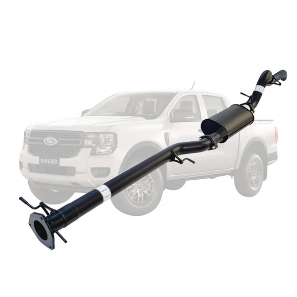FORD RANGER NEXT GEN 2022 ONWARDS 3L V6 TD 3 INCH DPF BACK EXHAUST - ALUMINIZED STEEL
