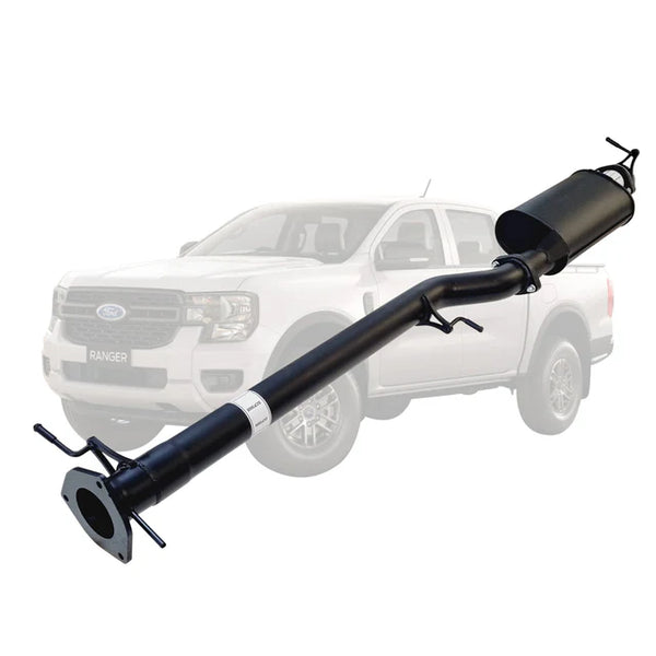 FORD RANGER NEXT GEN 2022 ONWARDS 3L V6 TD 3 INCH DPF BACK EXHAUST - ALUMINIZED STEEL