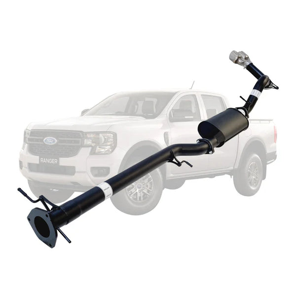 FORD RANGER NEXT GEN 2022 ONWARDS 3L V6 TD 3 INCH DPF BACK EXHAUST - ALUMINIZED STEEL