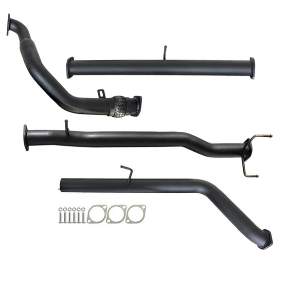 PJ PK FORD RANGER 2.5 & 3 MANUAL 3" PERFORMANCE EXHAUST - ALUMINIZED STEEL