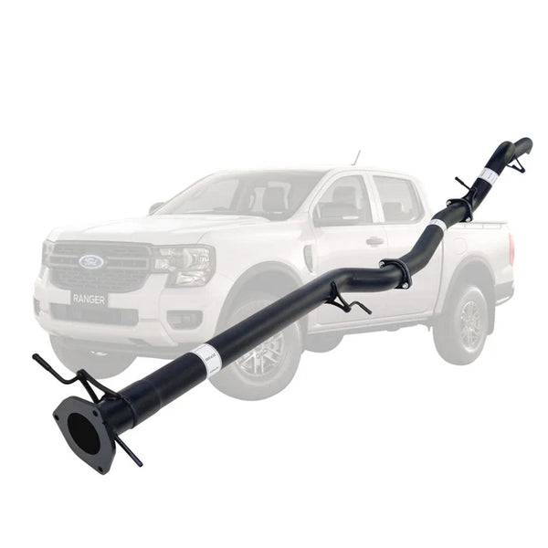 FORD RANGER NEXT GEN 2022 ONWARDS 3L V6 TD 3 INCH DPF BACK EXHAUST - ALUMINIZED STEEL