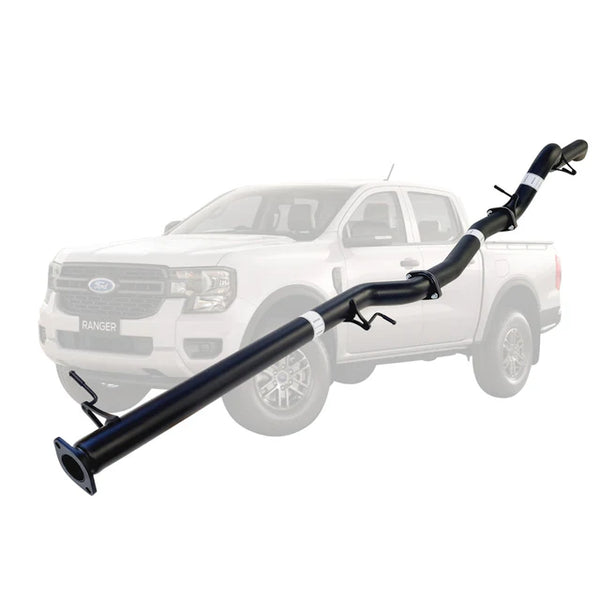 FORD RANGER NEXT GEN 2022 ONWARDS 2L BI-TURBO 3" DPF BACK EXHAUST - ALUMINIZED STEEL