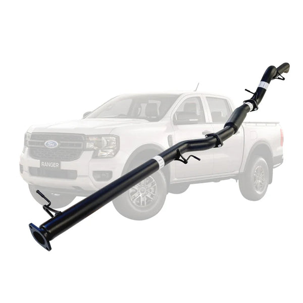 FORD RANGER NEXT GEN 2022 ONWARDS 2L BI-TURBO 3" DPF BACK EXHAUST - ALUMINIZED STEEL