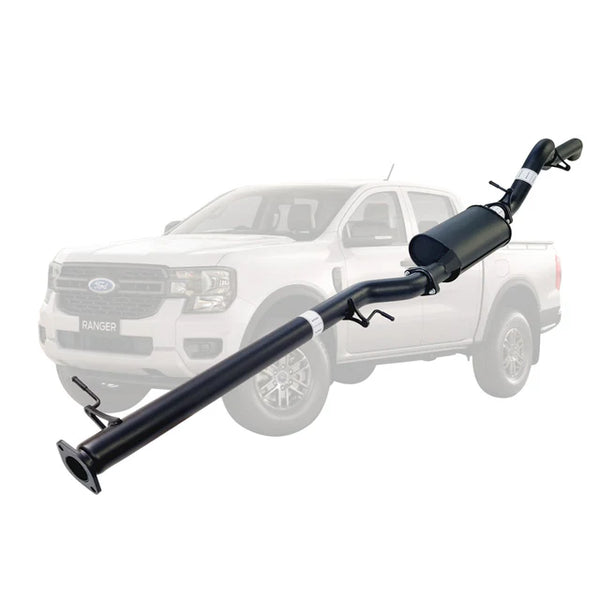 FORD RANGER NEXT GEN 2022 ONWARDS 2L BI-TURBO 3" DPF BACK EXHAUST - ALUMINIZED STEEL