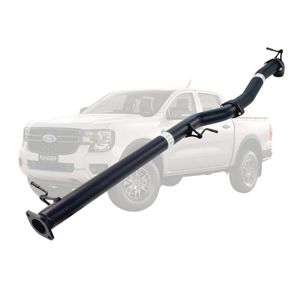 FORD RANGER NEXT GEN 2022 ONWARDS 2L BI-TURBO 3" DPF BACK EXHAUST - ALUMINIZED STEEL