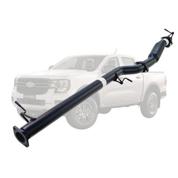 FORD RANGER NEXT GEN 2022 ONWARDS 2L BI-TURBO 3" DPF BACK EXHAUST - ALUMINIZED STEEL