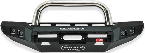 MCC4X4 Rocker 078-01SQ Single Chrome Loop Winch Bar