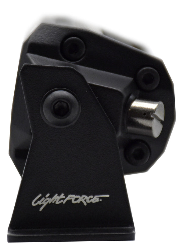 Lightforce Single Row Viper Light Bar - left side mount detail