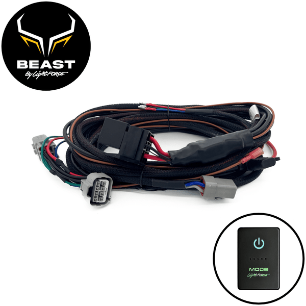 BEAST Driving Light Wiring Harness, to suit Toyota Hilux N80, 2020-2025