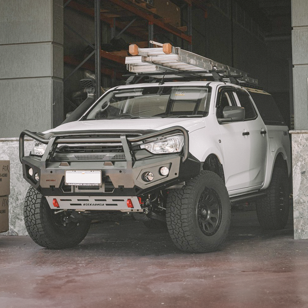Rockarmor GT Hoop Bullbar – Isuzu D-Max 08/2020-2024 Pre-Facelift (Full Bar Replacement)