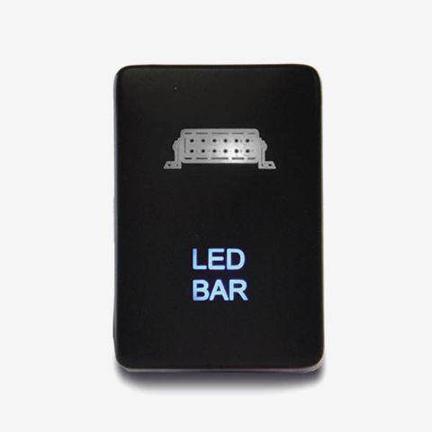 On/Off Switch with White/Blue LEDs and LED Bar icon suitable for Toyota Prado 150