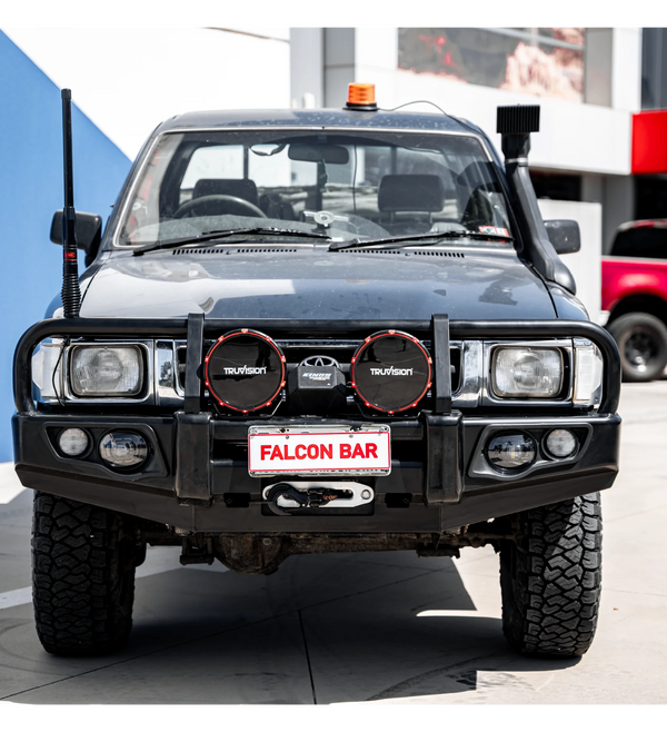 MCC4X4 Falcon 707-02 bullbar fitted to Toyota Hilux 1988-1997 LN105/LN106
