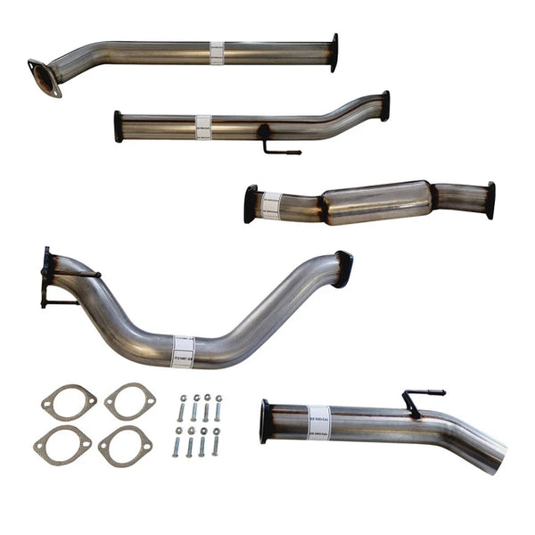 TOYOTA HILUX N80 2.4L 3" DPF BACK EXHAUST - STAINLESS STEEL