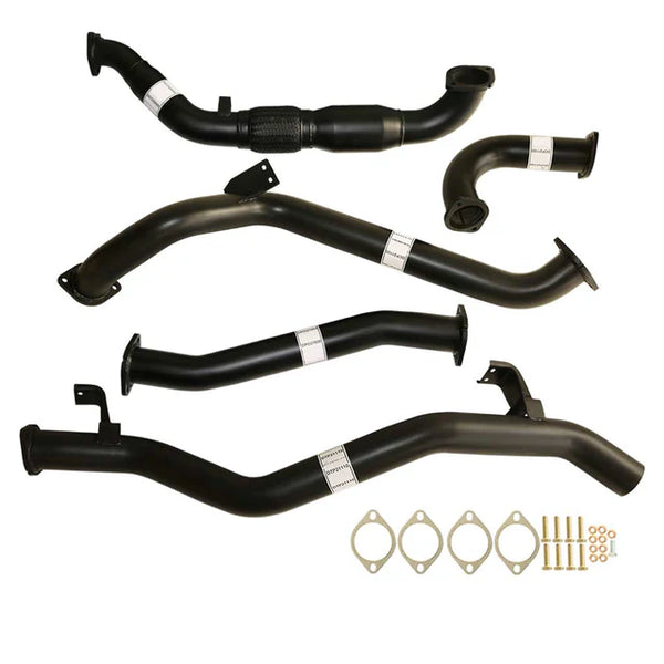 TOYOTA LANDCRUISER 79 SERIES VDJ79R V8 2007 - 10/2016 S CAB UTE 3" TURBO BACK EXHAUST - ALUMINIZED STEEL