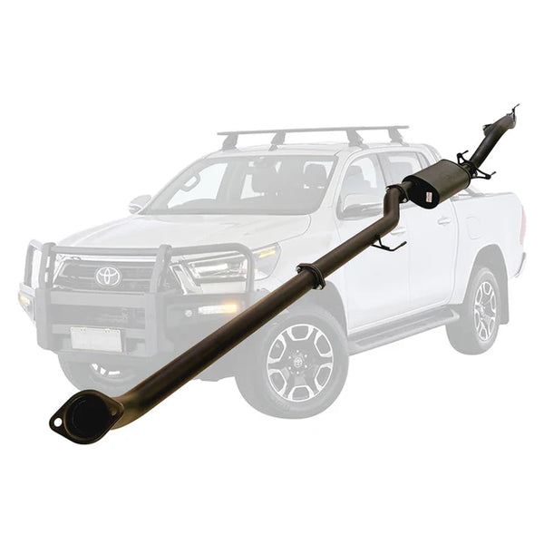 TOYOTA HILUX N80 2015 ONWARDS 2.8L 3" DPF BACK EXHAUST - ALUMINIZED STEEL