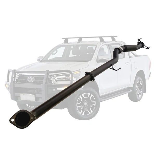 TOYOTA HILUX N80 2015 ONWARDS 2.8L 3" DPF BACK EXHAUST - ALUMINIZED STEEL