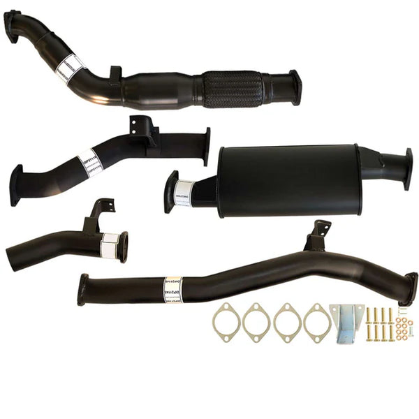 TOYOTA LANDCRUISER 76 SERIES VDJ76R V8 WAGON 3" TURBO BACK EXHAUST 2007 - 9/2016 - ALUMINIZED STEEL