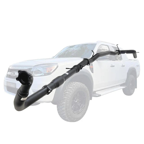 FORD RANGER PJ PK 2006-2011 3" TURBO BACK EXHAUST AUTO - ALUMINIZED STEEL