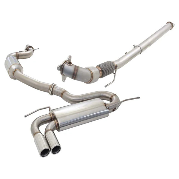 VW GOLF GTI MK5 TURBO BACK EXHAUST SYSTEM - STAINLESS STEEL