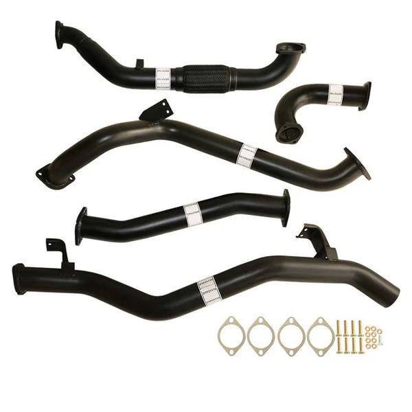 TOYOTA LANDCRUISER 79 SERIES VDJ79R V8 2007 - 10/2016 S CAB UTE 3" TURBO BACK EXHAUST - ALUMINIZED STEEL