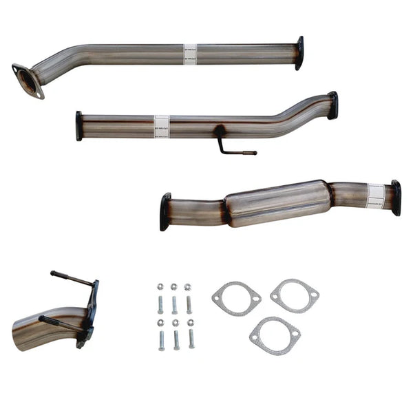 TOYOTA HILUX N80 2.4L 3" DPF BACK EXHAUST - STAINLESS STEEL