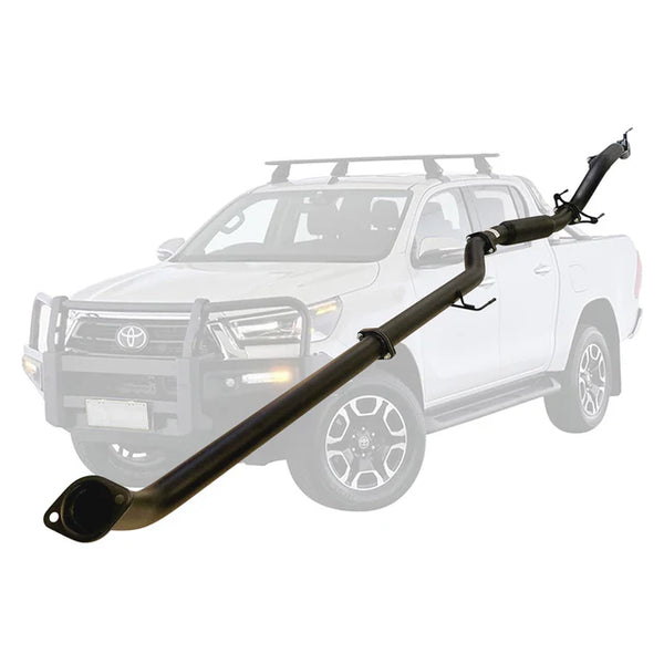 TOYOTA HILUX N80 2015 ONWARDS 2.8L 3" DPF BACK EXHAUST - ALUMINIZED STEEL