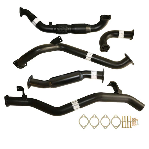 TOYOTA LANDCRUISER 79 SERIES VDJ79R V8 2007 - 10/2016 S CAB UTE 3" TURBO BACK EXHAUST - ALUMINIZED STEEL