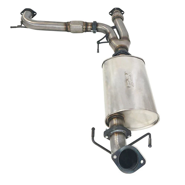 NISSAN Y62 PATROL 3" STAINLESS STEEL CENTRE MUFFLER SECTION to FACTORY REAR EXHAUST