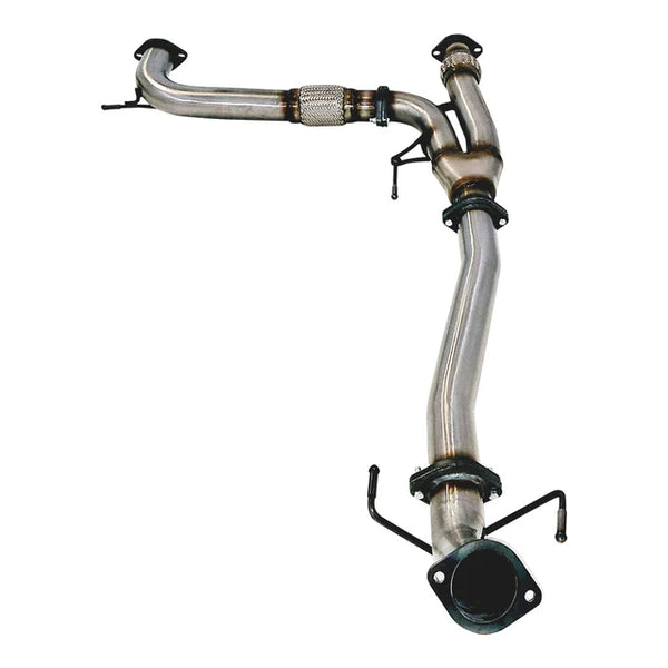 NISSAN Y62 PATROL 3" STAINLESS STEEL CENTRE MUFFLER DELETE to FACTORY REAR EXHAUST