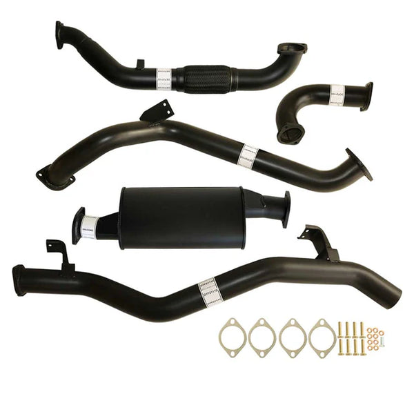 TOYOTA LANDCRUISER 79 SERIES VDJ79R V8 2007 - 10/2016 S CAB UTE 3" TURBO BACK EXHAUST - ALUMINIZED STEEL