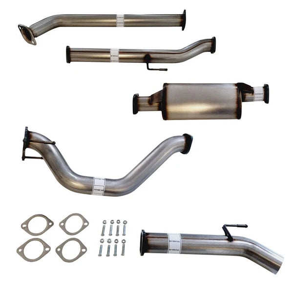 TOYOTA HILUX N80 2.4L 3" DPF BACK EXHAUST - STAINLESS STEEL