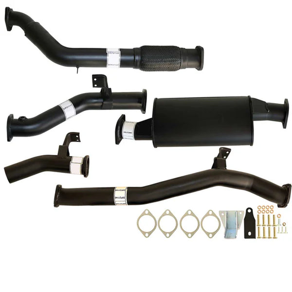 TOYOTA LANDCRUISER 76 SERIES VDJ76R V8 WAGON MY17 3" TURBO BACK EXHAUST - ALUMINIZED STEEL