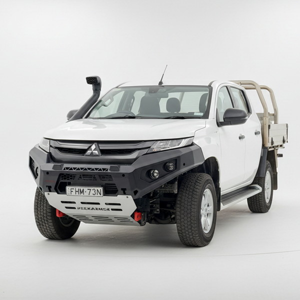 Rockarmor GT Hoopless Bullbar – Mitsubishi Triton MR 12/2018-02/2024 (Full Bar Replacement)
