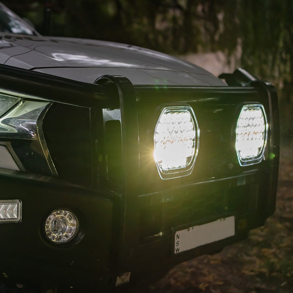 Lightforce BEAST driving lights at night