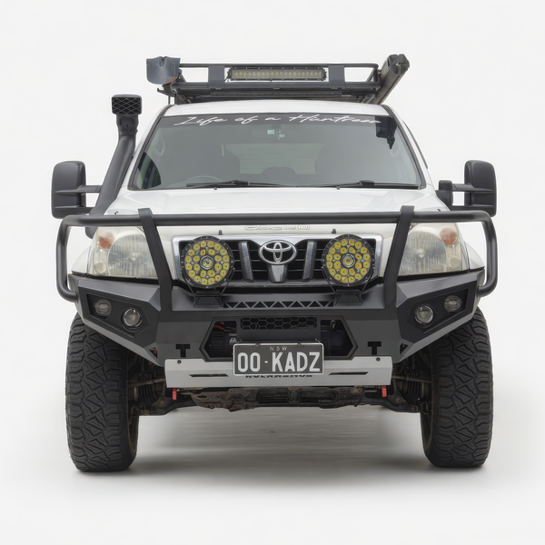 Rockarmor GT Hoop Bullbar – Toyota Prado 120 Series 2003-2009 (Full Bar Replacement)